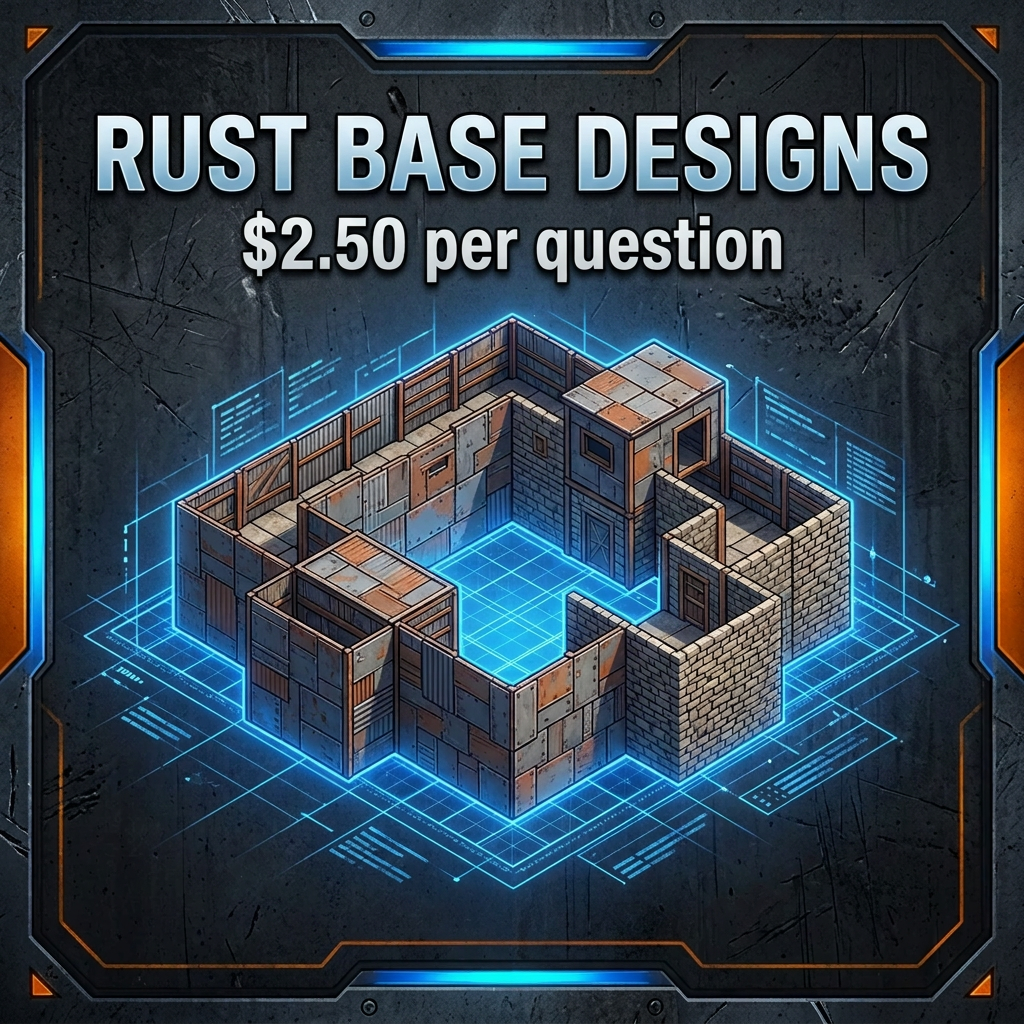 Buildings With Rust Rust Base Design Advice | $2.50 per Question – My Store